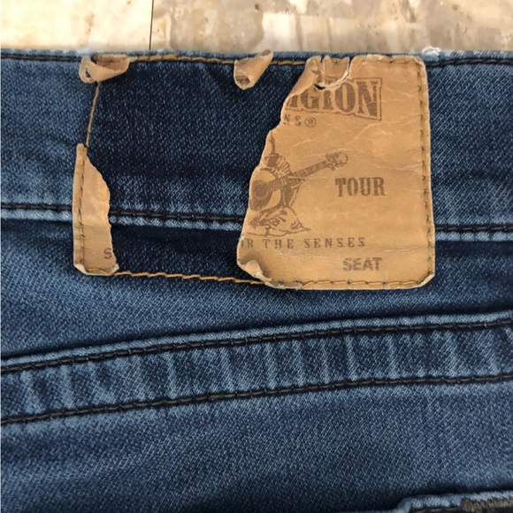 True Religion Slim Moto Blue Jeans Men’s Size 33 - Picture 13 of 16